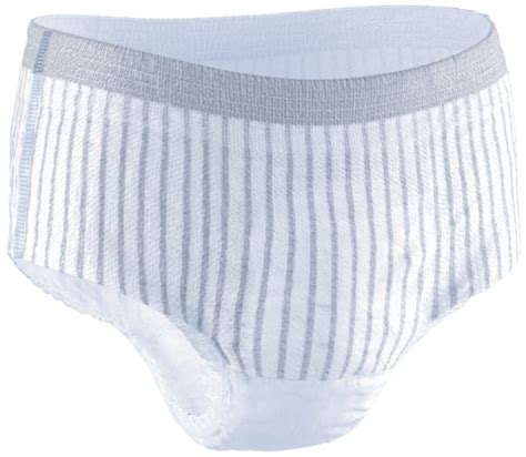 Ilustración detallada de las capas de absorción de la ropa interior para incontinencia