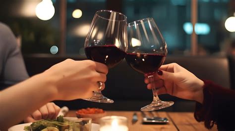 Personas brindando con copas de vino Beaujolais Nouveau en una celebración