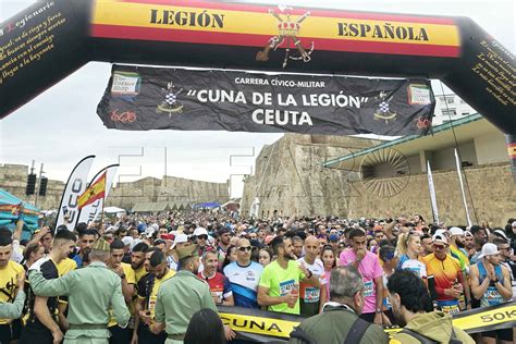 Mapa esquemático del recorrido de la Cuna de la Legión en Ceuta, destacando los puntos de interés