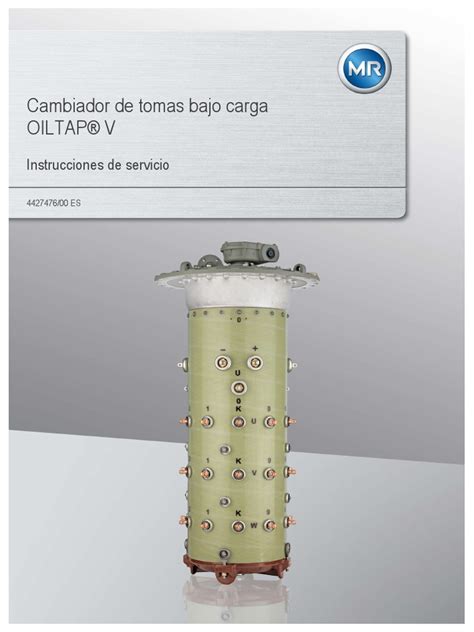 Esquema de funcionamiento de un cambiador de tomas bajo carga (OLTC)