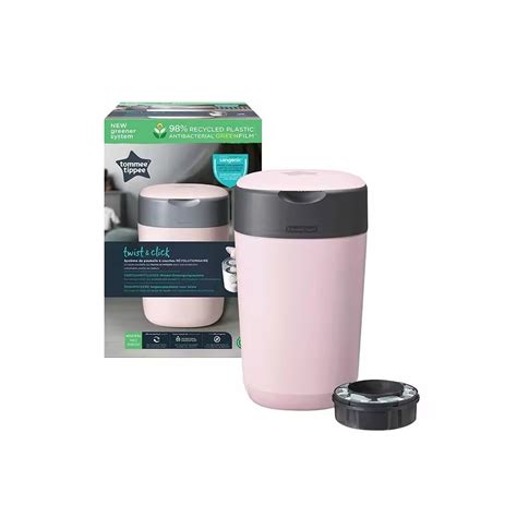 Foto del contenedor Tommee Tippee Twist & Click en un entorno de habitación de bebé