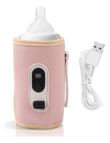 Fotografía de un calientabiberones eléctrico moderno en uso.