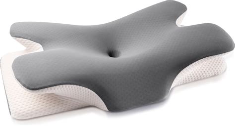 Almohada ergonómica Kikka Boo con forma de nube, mostrando su suavidad y material de Memory Foam.