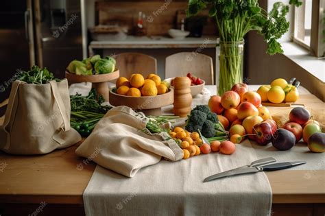 Foto de una mesa con una variedad de alimentos saludables como frutas, verduras, pescado y arroz integral