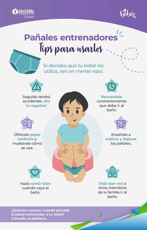 Infografía: cómo funcionan los pañales de entrenamiento con broches
