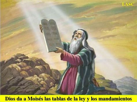 Representación de la entrega de las Tablas de la Ley en el Monte Sinaí