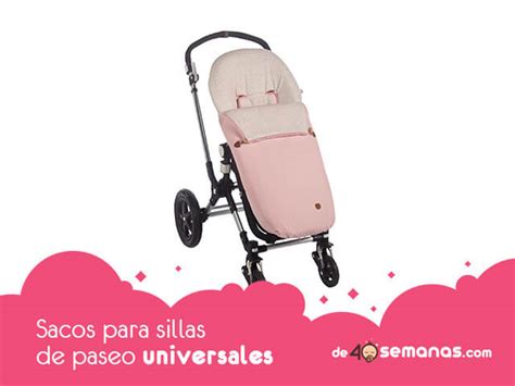 Comparativa visual de sacos específicos y universales en sillas de paseo
