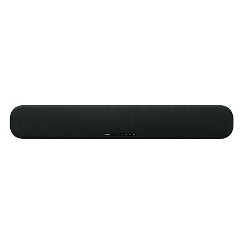 Diagrama que compara la respuesta de frecuencia de una barra de sonido Yamaha con la de un monitor de estudio.