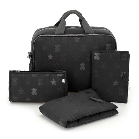 Bolso de maternidad Tous Baby con el icónico oso y compartimentos internos