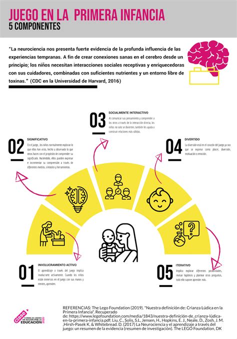 Infografía sobre el desarrollo cerebral en la primera infancia