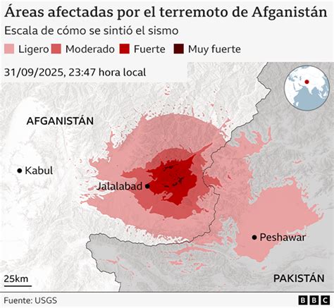 Mapa de la zona afectada por el terremoto de 1985 en México