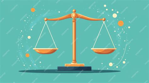 Ilustración de balanza judicial con símbolos de trabajo y familia