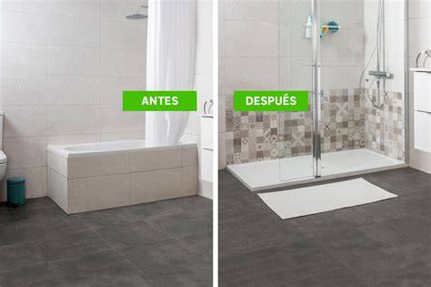 Esquema de una bañera adaptable para plato de ducha con indicaciones de medidas y componentes
