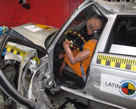 Gráfico comparativo de seguridad en impacto frontal y lateral de sillas de coche