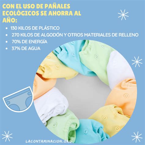 infografía comparativa pañales de tela vs desechables: ecología, economía, salud