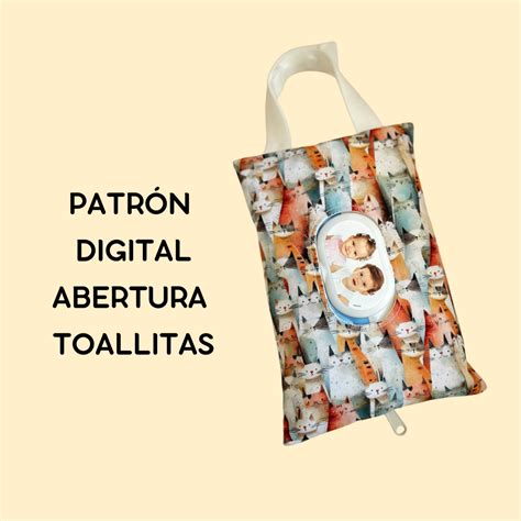 Foto detallada de la abertura para toallitas terminada y planchada, lista para el siguiente paso
