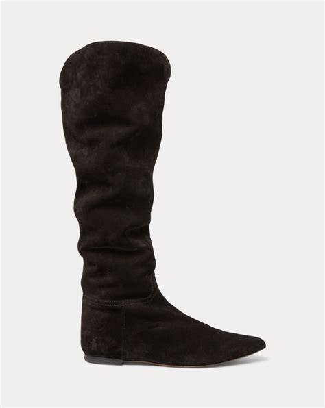 Bota de ante suave hasta la rodilla de Ulla Johnson