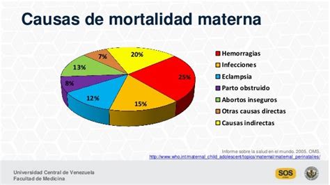 infografía sobre las principales causas de mortalidad materna a nivel mundial