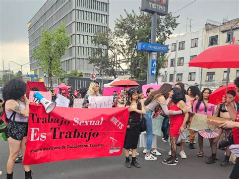Fotografía de manifestación por los derechos de las trabajadoras sexuales