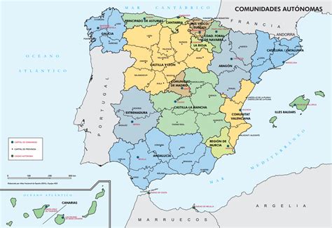 mapa de España con la distribución de vivienda social por comunidades autónomas