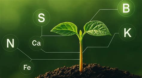 Esquema sobre el papel de los fertilizantes en la nutrición vegetal y la mejora de la productividad del suelo.
