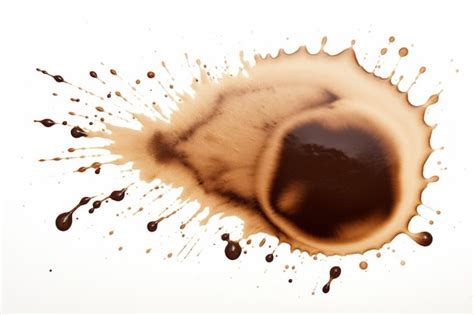 Foto de una mancha de café con leche en una alfombra