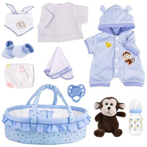 Cuna de bebé reborn con ropa de cama suave y protectores