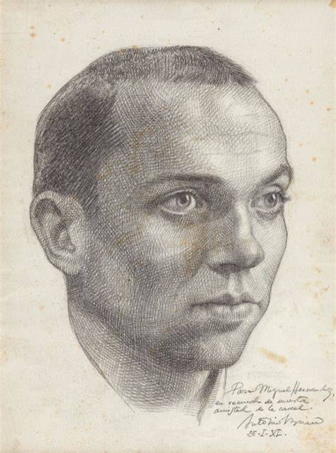 Retrato de Miguel Hernández