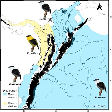 Mapa de distribución de las subespecies de chimpancés