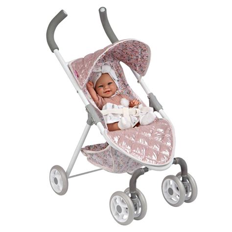 Fotografía detallada de una silla de paseo de la colección Reborn de París mostrando sus acabados y ruedas giratorias