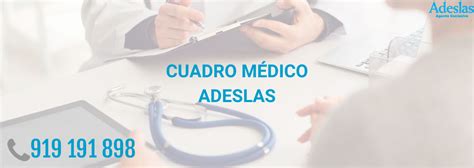 Infografía sobre cómo consultar el cuadro médico de Adeslas