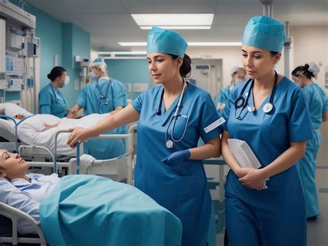 Foto: Equipo de enfermeras brindando atención