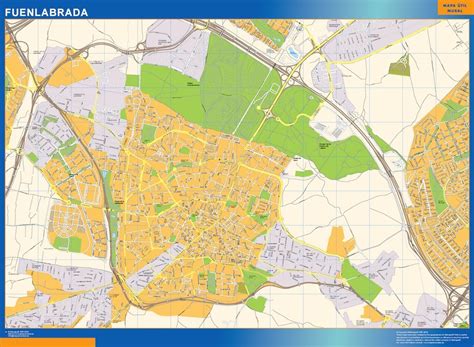 Mapa de Fuenlabrada con las ubicaciones de las Juntas de Distrito y Casa Consistorial