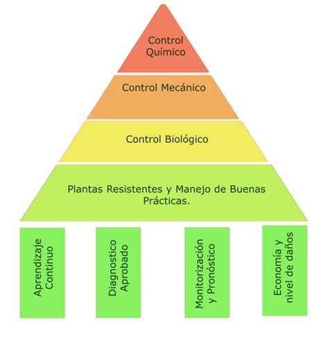 esquema de métodos de control de plagas