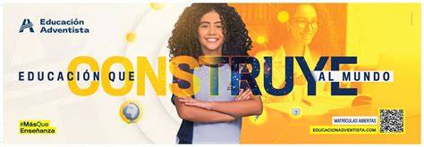 Logotipo del colegio y un eslogan sobre la educación