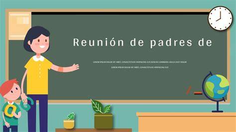 Imagen de una reunión de padres y profesores