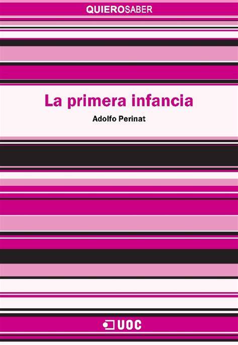 Retrato de Adolfo Perinat o portada de su libro sobre la primera infancia