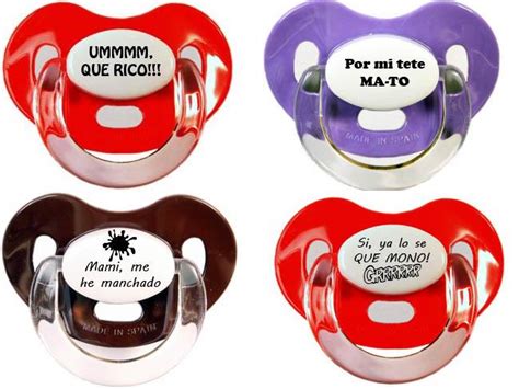 Foto de chupetes con frases divertidas y diseños únicos