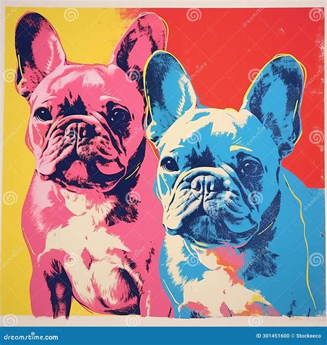 Ilustración de dos bulldogs franceses, representando a Kemba y Kali.