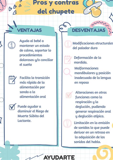 Infografía mostrando los beneficios de los chupetes personalizados para bebés