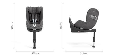 Esquema de las principales características de la silla Cybex Sirona M2 i-Size