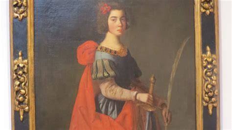 Retrato de una mujer del Siglo de Oro español, con vestimenta de la época.