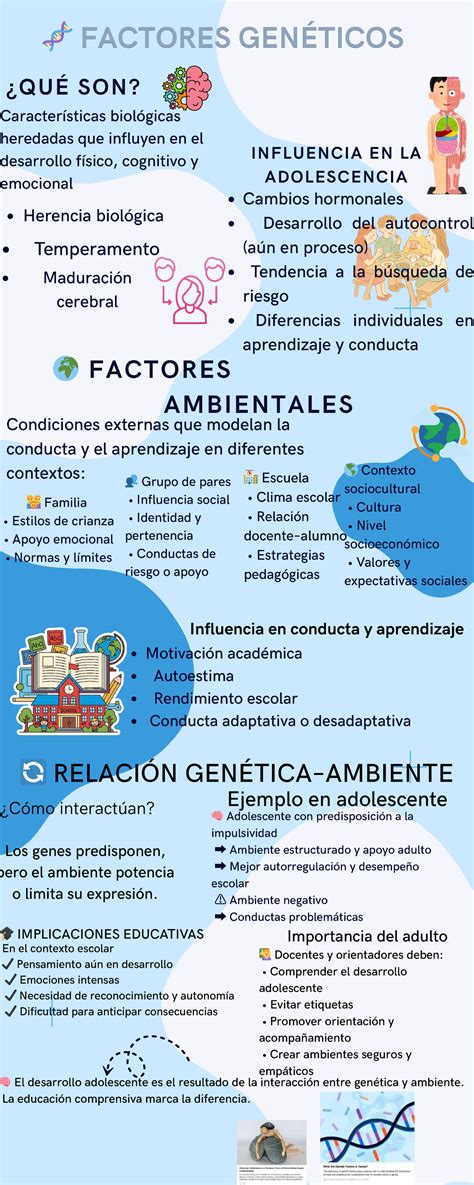 Infografía ilustrando los factores genéticos y anatómicos (arcada estrecha) que favorecen la erupción ectópica.