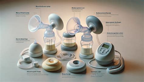 Comparativa visual de sacaleches manuales y eléctricos, destacando sus características.