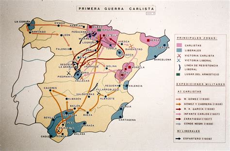 Mapa histórico del Maestrazgo o ilustración de la Guerra Carlista