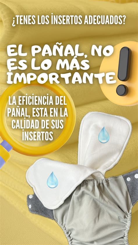Esquema técnico: cómo colocar correctamente los insertos de bambú dentro del bolsillo del pañal