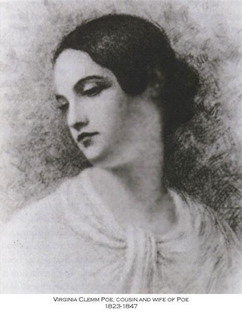 Retrato de Virginia Eliza Clemm, esposa de Edgar Allan Poe