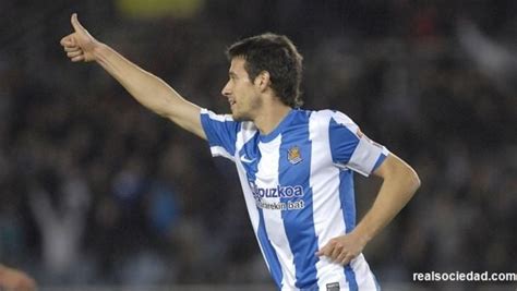 Fotografía de Mikel Aranburu en su etapa como jugador de la Real Sociedad