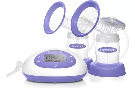 Diseño del extractor de leche Lansinoh 2 en 1