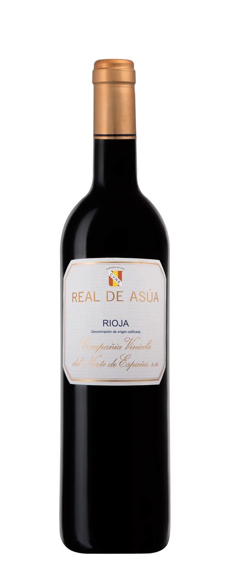 Botella de vino Real de Asúa 2015